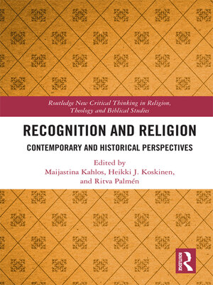 cover image of Recognition and Religion